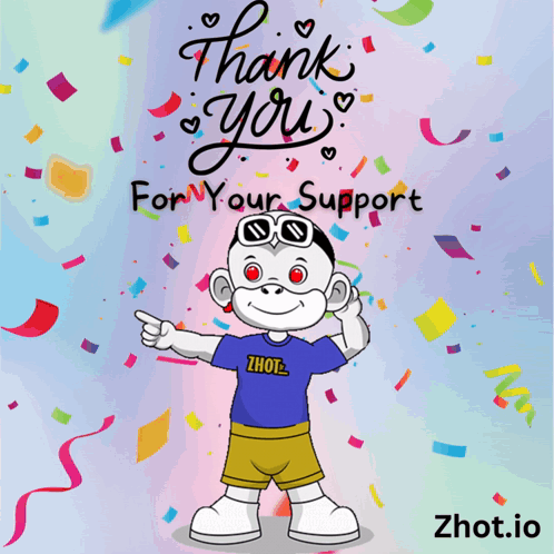 Cartoon Character Wearing Zhot Shirt GIF