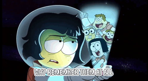 Cartoon Character Why Remember Them at All