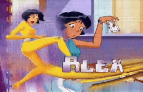 Cartoon Character With Alex Written on It