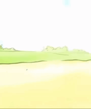 Cartoon Character with Big Belly
