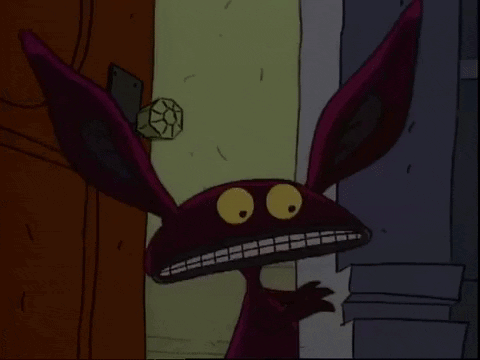 Cartoon Character With Big Ears Smiling