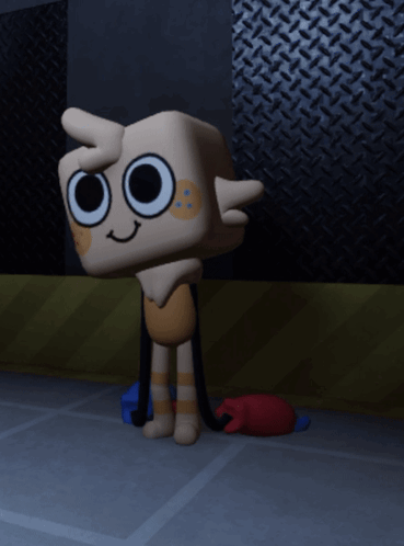 Cartoon Character with Big Eyes