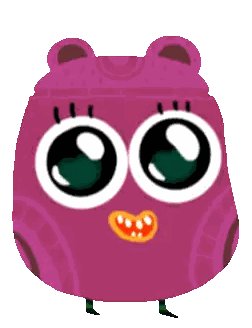 Cartoon Character With Big Eyes Sad