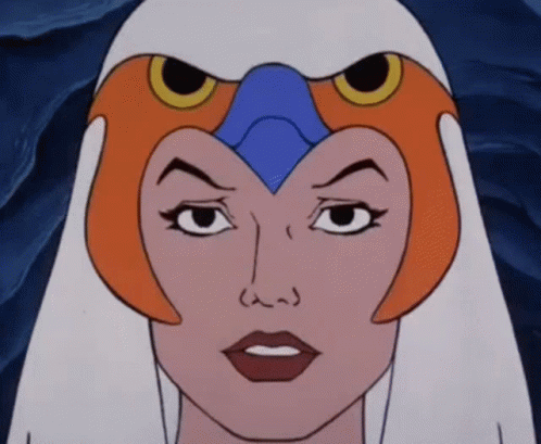 Cartoon Character With Bird Head