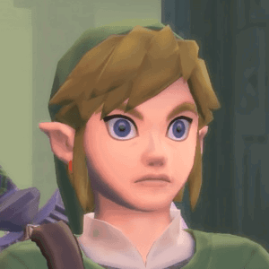 Cartoon Character With Blue Eyes and Green Hat