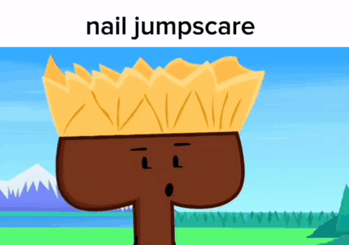 Cartoon Character With Crown Nail Jumpscare