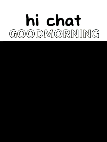 Cartoon Character With Crown Saying Hi Chat Good Morning GIF