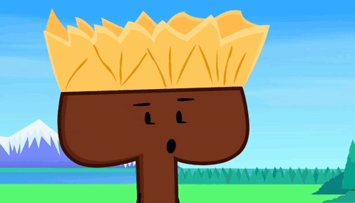 Cartoon Character With Crown Surprised