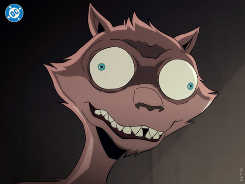 Cartoon Character With DC Logo