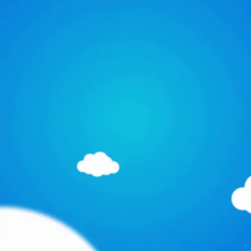 Cartoon Character with E Flying