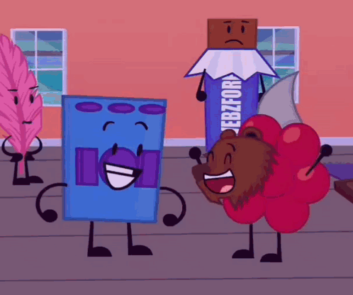 Cartoon Character With Ebzfor on Shirt