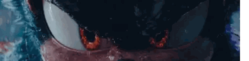 Cartoon Character With Flames Out of Eyes