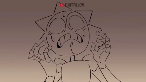 Cartoon Character With Fluffypillow GIF