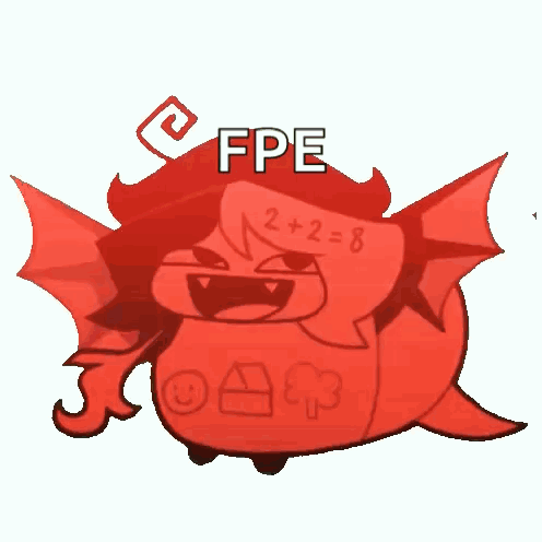 Cartoon Character With FPE GIF