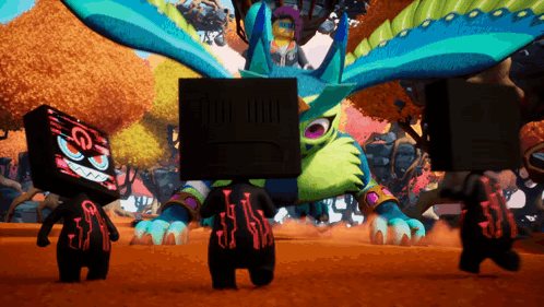 Cartoon Character with G Letter