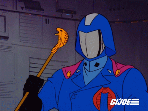 Cartoon Character With Gi Joe