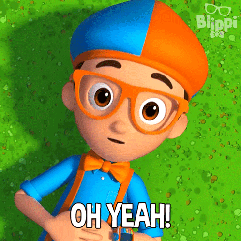 Cartoon Character With Glasses And Bow Tie Says Oh Yeah GIF