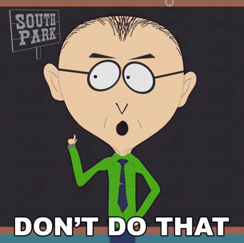 Cartoon Character With Glasses And South Park Sign GIF