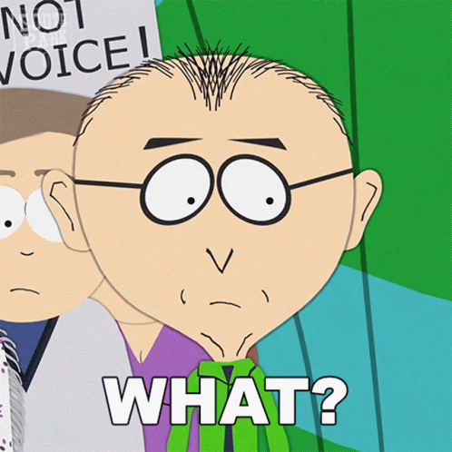 Cartoon Character With Glasses Saying What GIF