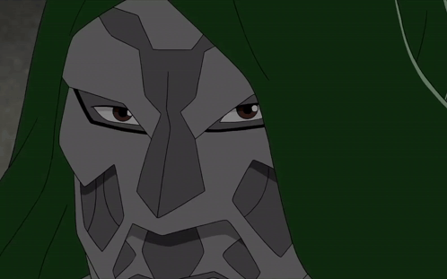 Cartoon Character With Green Cape GIF