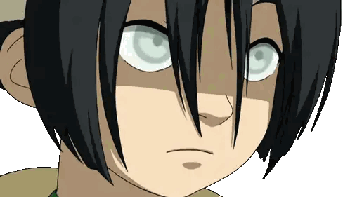 Cartoon Character With Green Eyes