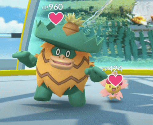 Cartoon Character With Green Hat CP 960 GIF