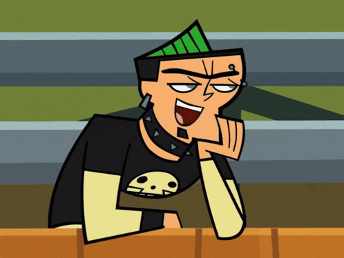 Cartoon Character With Green Hat Laughing GIF