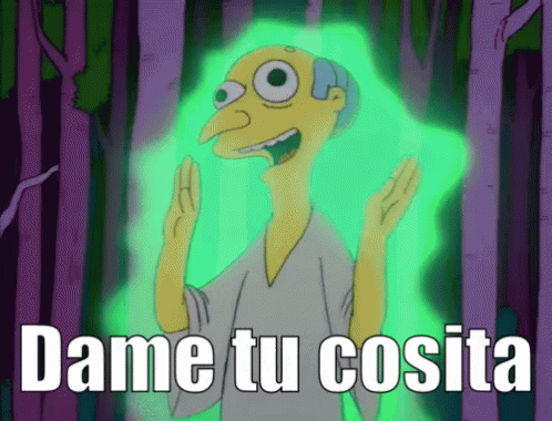 Cartoon Character With Green Light Dame Tu Cosita