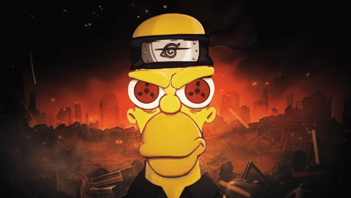 Cartoon Character With Headband and Symbol