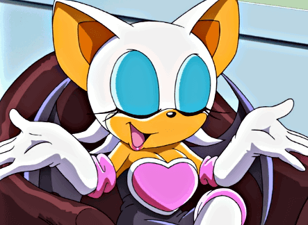Cartoon Character With Heart on Chest Sitting in Chair