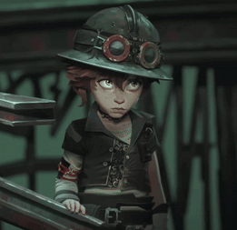 Cartoon Character With Helmet And Goggles GIF