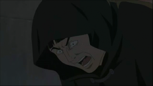 Cartoon Character With Hood Making Funny Face
