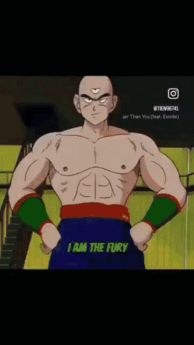 Cartoon Character With I Am The Fury on Pants