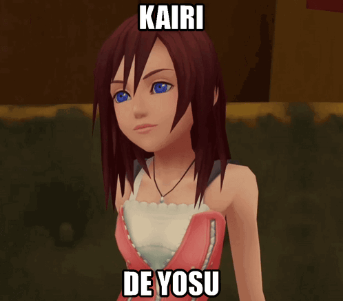 Cartoon Character With Kairi De Yosu GIF