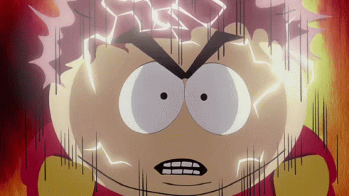 Cartoon Character with Lightning Bolt