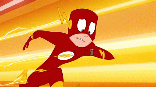 Cartoon Character with M Running