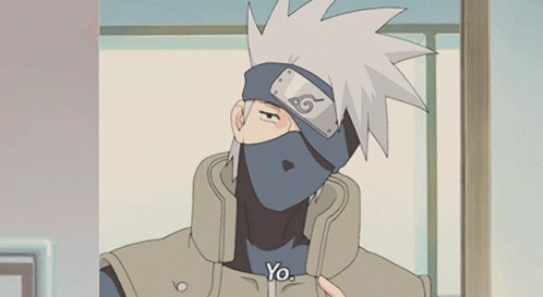 Cartoon Character With Mask Saying Yo GIF