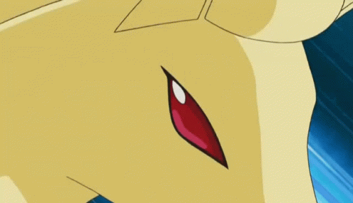 Cartoon Character With Mouth Open And Green Light GIF