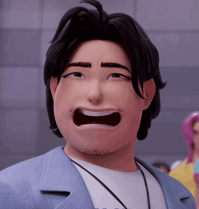 Cartoon Character With Mouth Wide Open