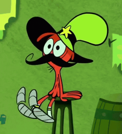 Cartoon Character With Mustache Wearing Green Hat