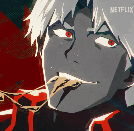 Cartoon Character With Netflix Text