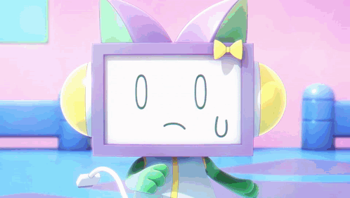 Cartoon Character With Number 3 GIF