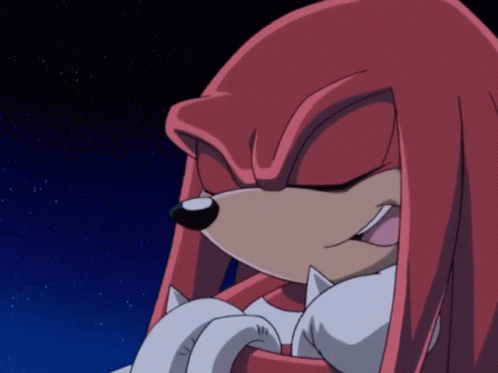Cartoon Character With Pink Hair and White Gloves