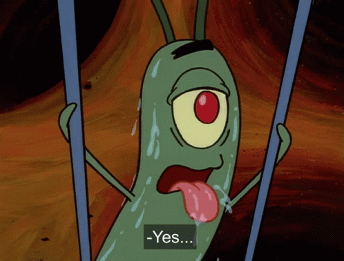 Cartoon Character With Red Eye Says Yes