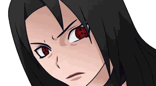 Cartoon Character with Red Eyes