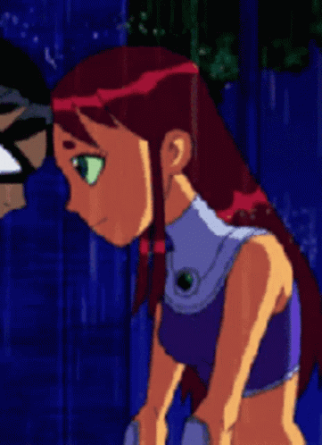 Cartoon Character With Red Hair And Green Eyes GIF