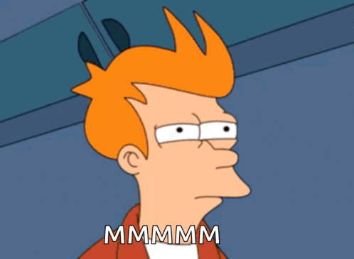 Cartoon Character with Red Hair and Mmmm