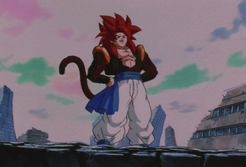 Cartoon Character With Red Hair On Rock GIF