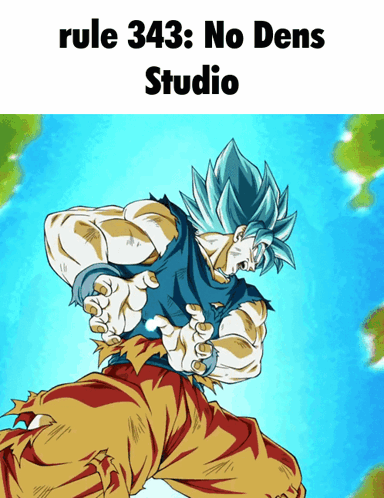 Cartoon Character with Rule 343 No Dens Studio