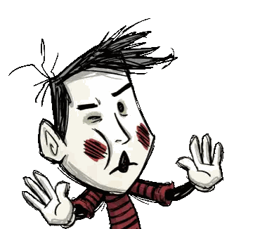 Cartoon Character with Scarf